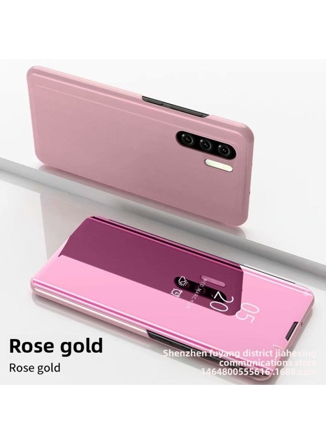 For Huawei Leather Case Electroplated Mirror Full Covering Protective Cover Multiple Models Available